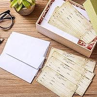 Vista 7 de Nuanchu 100 juegos de certificados de regalo para negocios, certificados de regalo en blanco de Navidad, tarjetas de vales, tarjetas de cupones