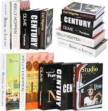 Dummy Book Nordic Interior Photography Props Objects Home Decor Display Set of 5 3 Black + 2 White Spines
