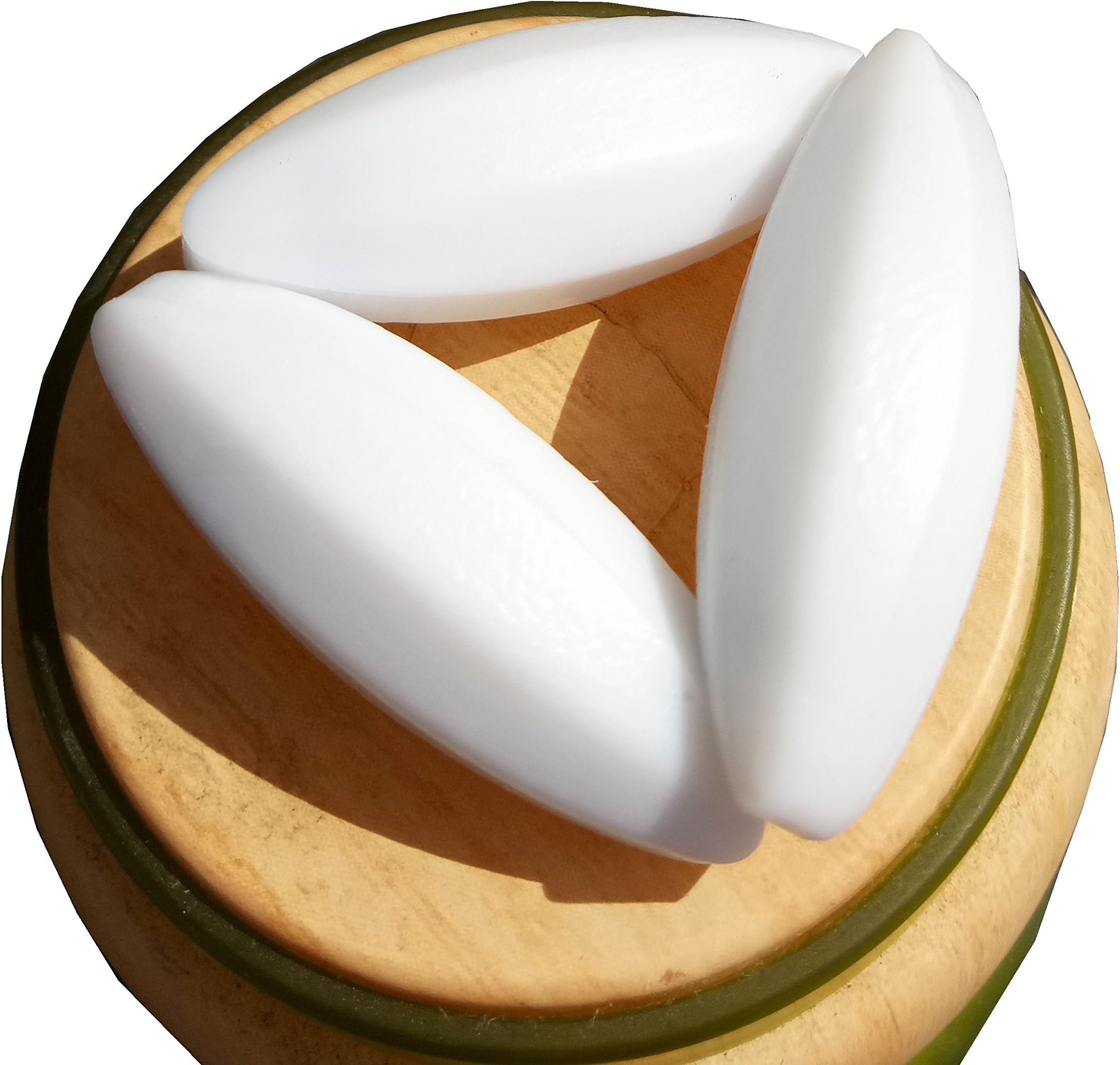 Magnetic Stirrer Stir Bar PTFE Magnetic Mixer Stir Bars (12X35mm, Olive Shape, 10pcs)