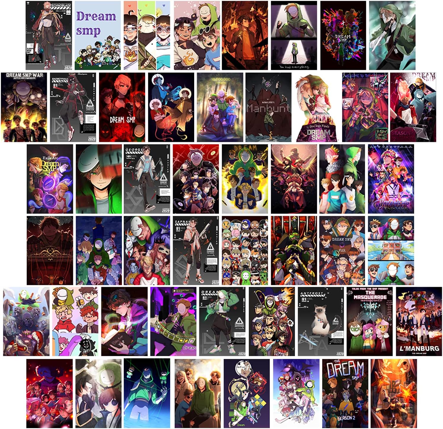 TUNDOIT Dream Room Decor Dream Poster Anime Wall Collage Kit (Dream Collage Kit)