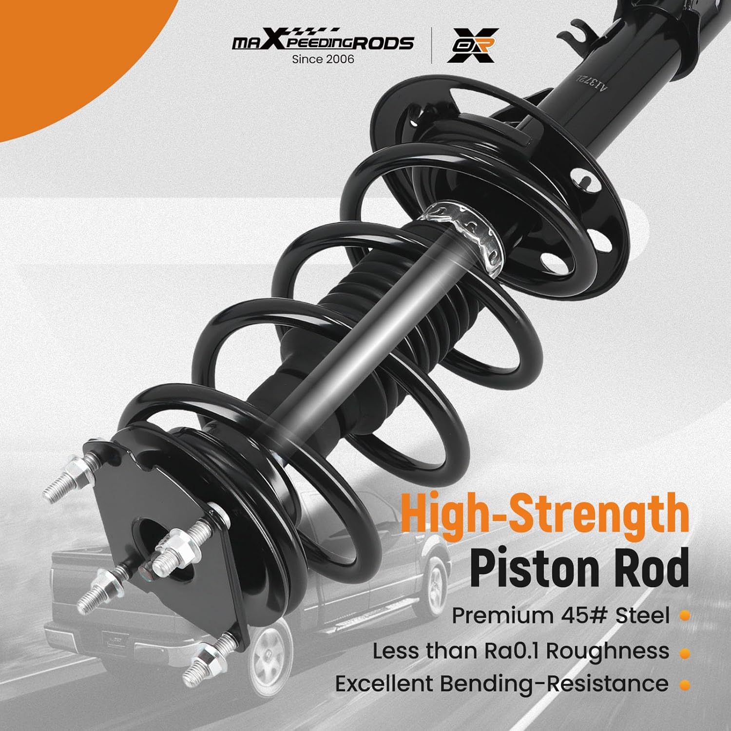 maXpeedingrods 2Pc Front Strut for Ford Explorer AWD 2011-2013, 272621 272620 Complete Shock Absorber Strut w/Coil Spring Assembly