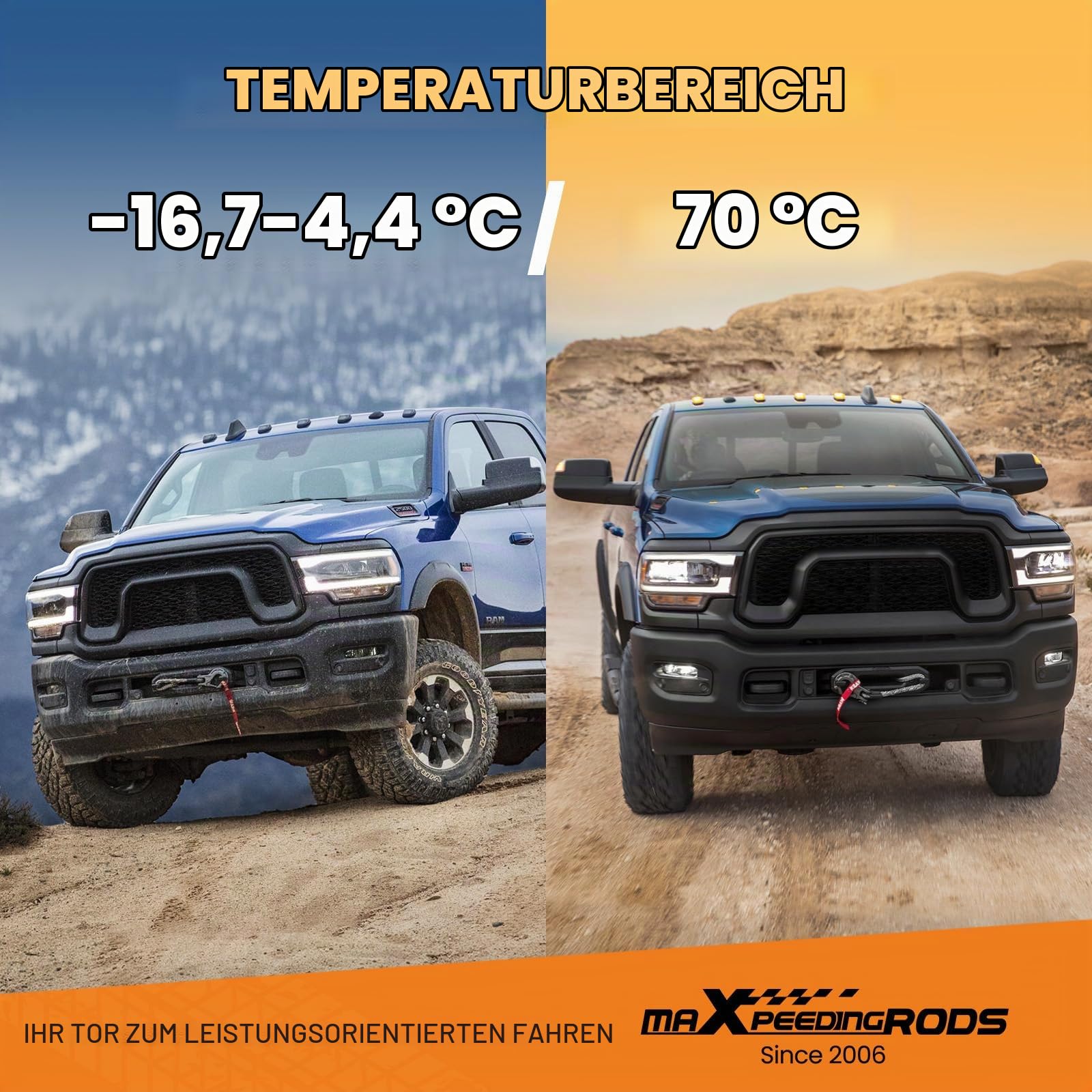 maXpeedingrods Kompressor Controller Kit 12V für Universal Pick-ups, Transporter | Passend für die meisten 1/2-, 3/4- und 1-Tonnen-Pick-ups und -Transporter, Transporter wie F-150, F-250 und F-350