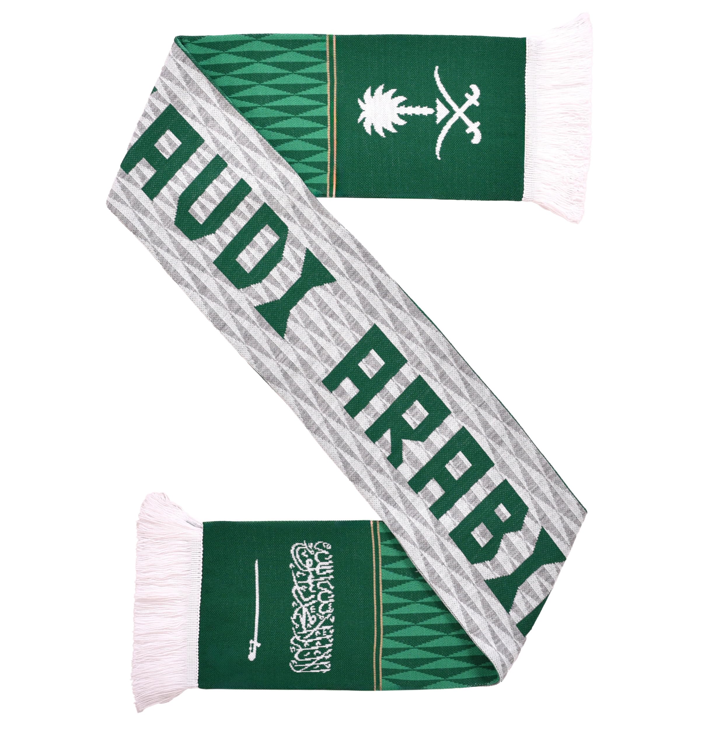 Euroscarves Women's Saudi Arabia Soccer Knit Scarf, Fits All