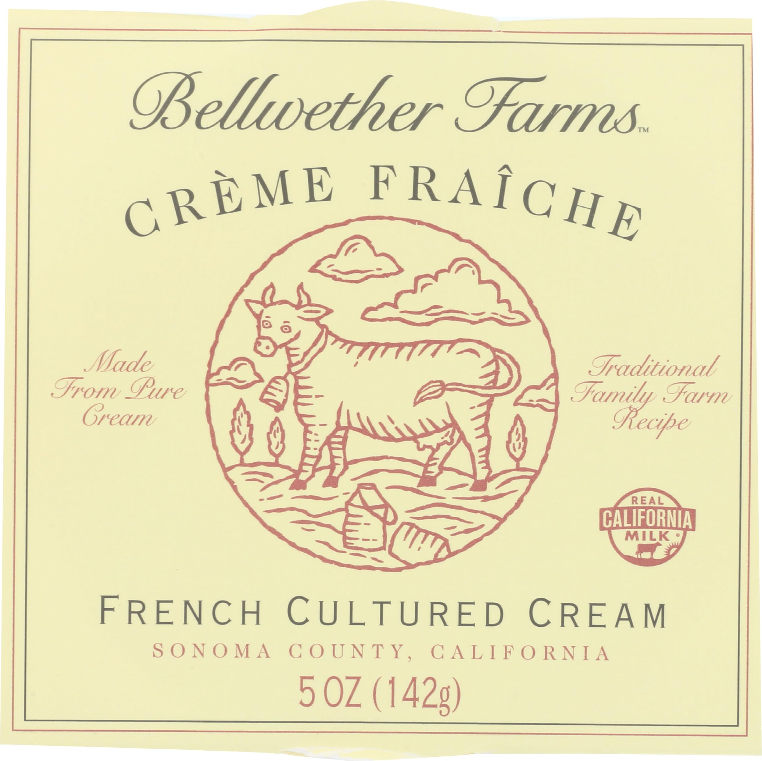 Bellwether Farms Creme Fraiche French Cultured Cream 5 Oz