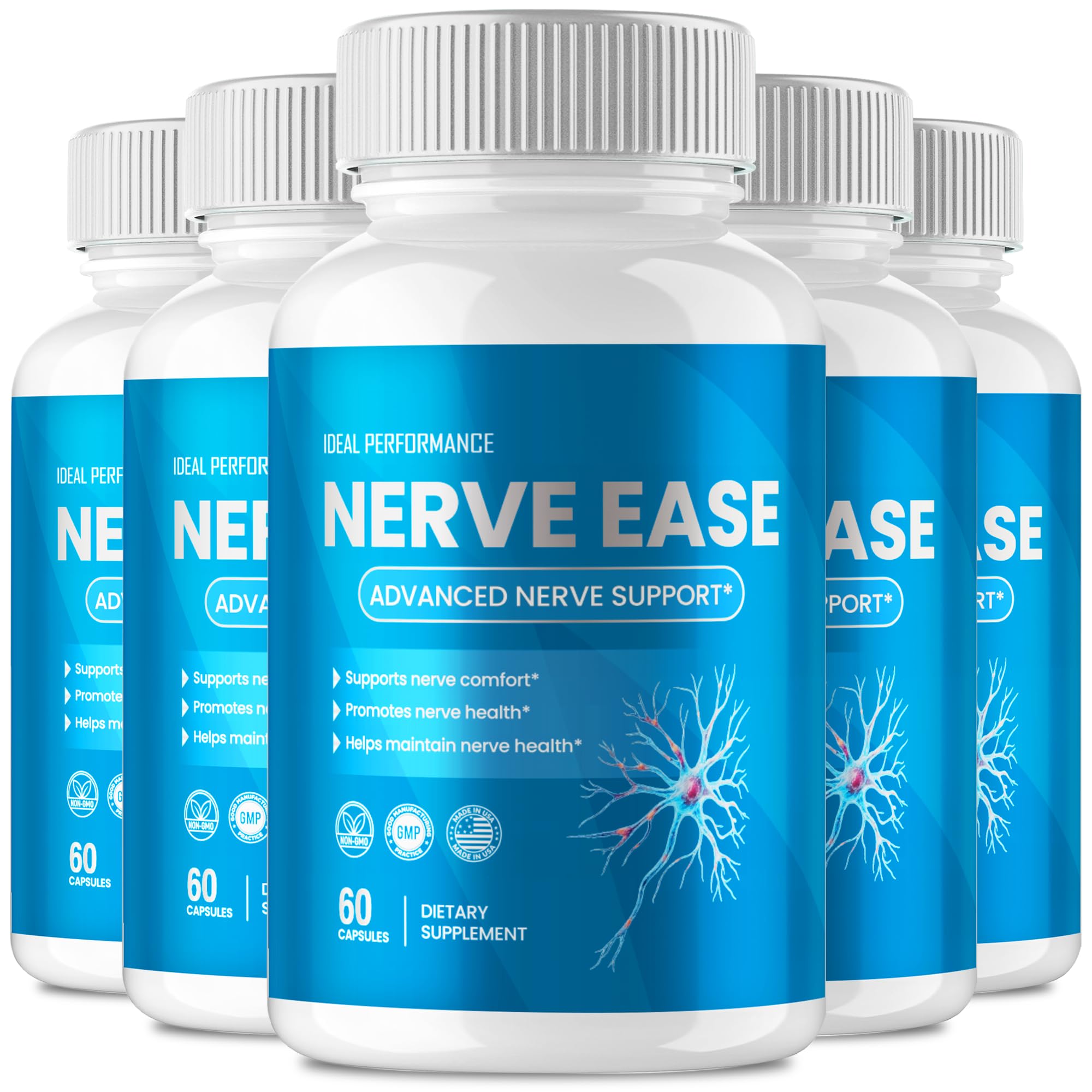 Nerve Ease for Neuropathy, Official Nerve Ease Supplements Pills, Maximum Strength, Advanced Nerve Health Support Pills, All Natural Health & Wellness Support Formula, NerveEase Reviews — Amazon image 10