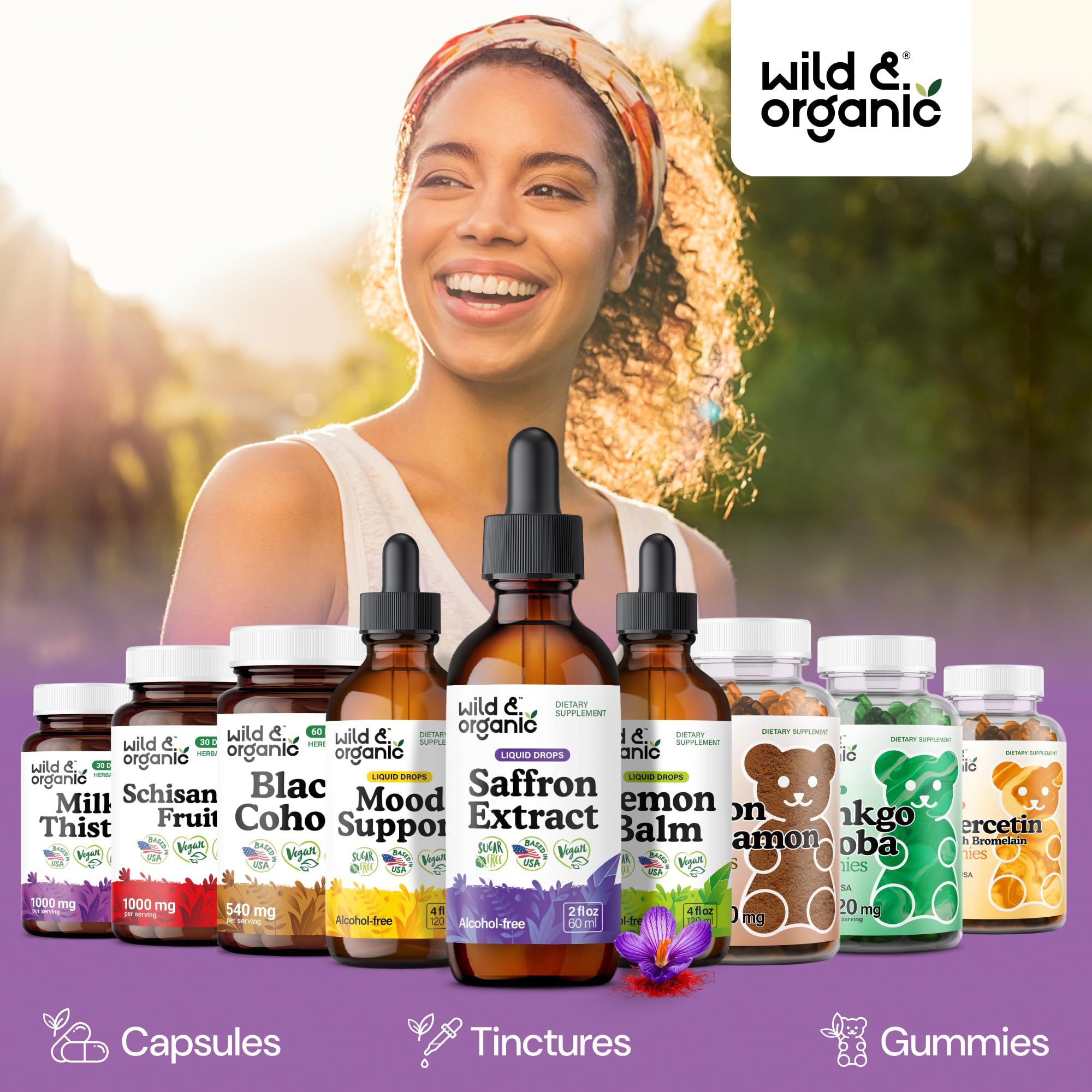 Wild & Organic Saffron Supplements 88.5 mg - Mood, Brain & Vision - 2 oz — Amazon image 5