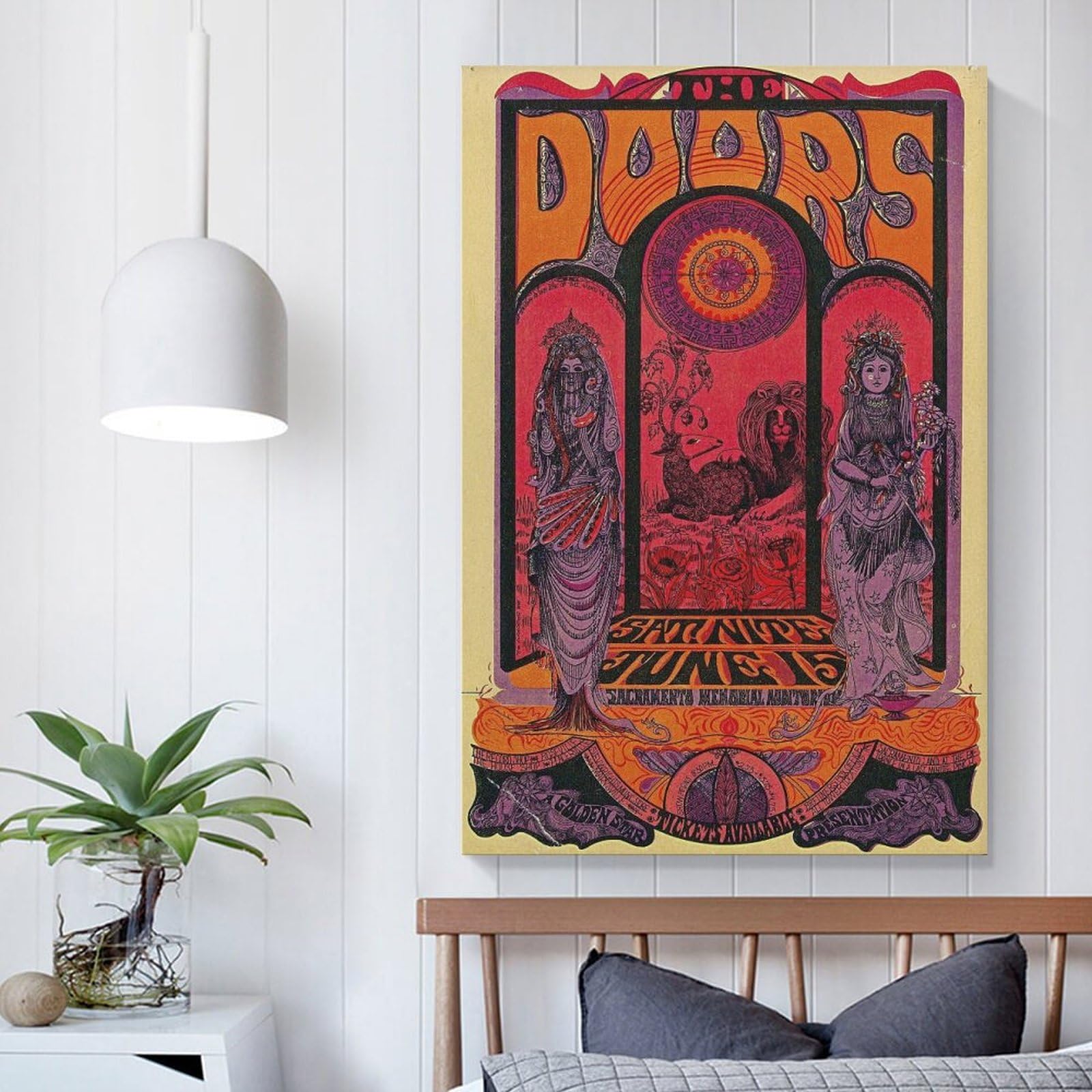 Amazon.com: The Doors - Sacramento Memorial Psychedelic 1968
