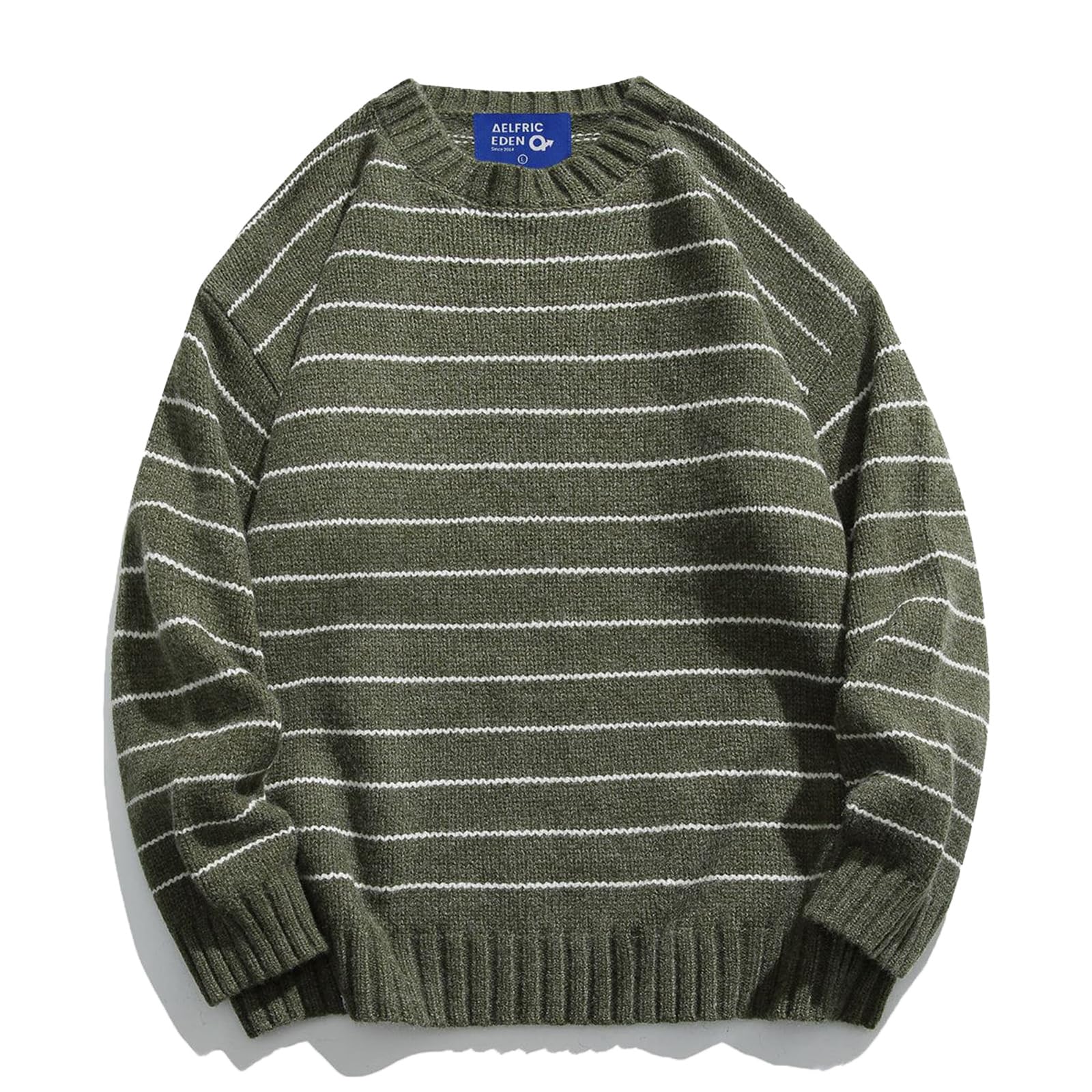 Aelfric EdenVintage Soft Knit Sweater Autumn Men's Oversized Casual Pullover Jumper