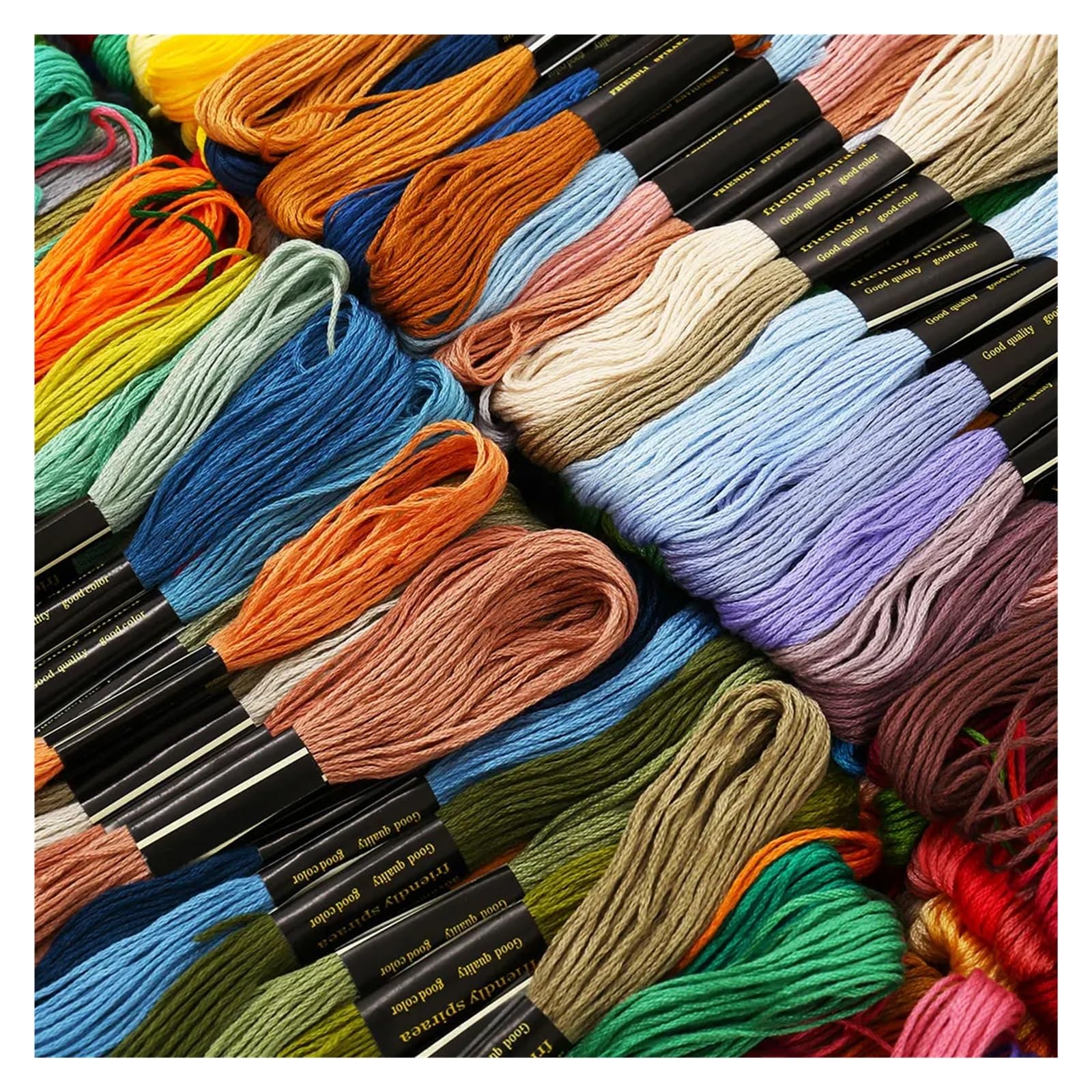 Stickgarn 100/200/447 Stück Stickgarn, gemischte Farben, Baumwolle, Nähen, Stränge, Basteln, Kreuzstich, Floss-Set, Linie DIY-Werkzeuge, Herstellung von Armbändern(200pcs)