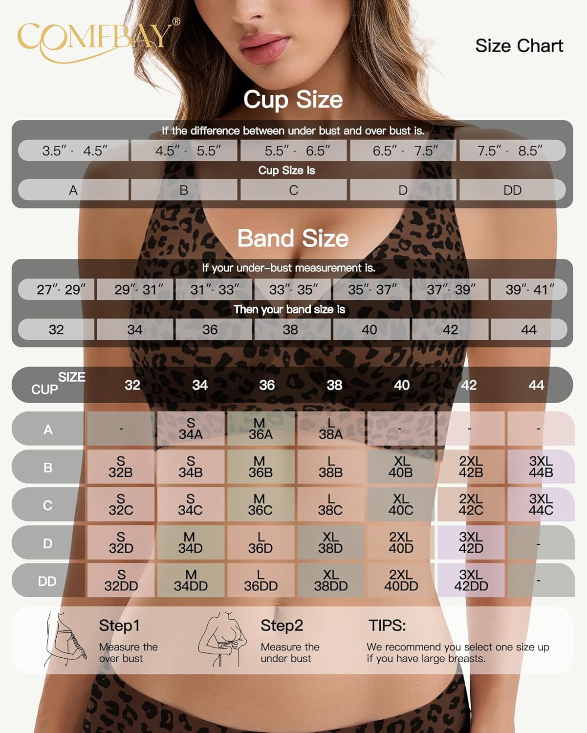 Women’s Deep V Jelly Wireless Bras, Gel Seamless Comfortable Plunge Bralette, No Underwire Push Up T-Shirt Bra