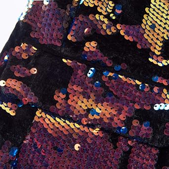 Mens Purple Velvet Sequin Blazer