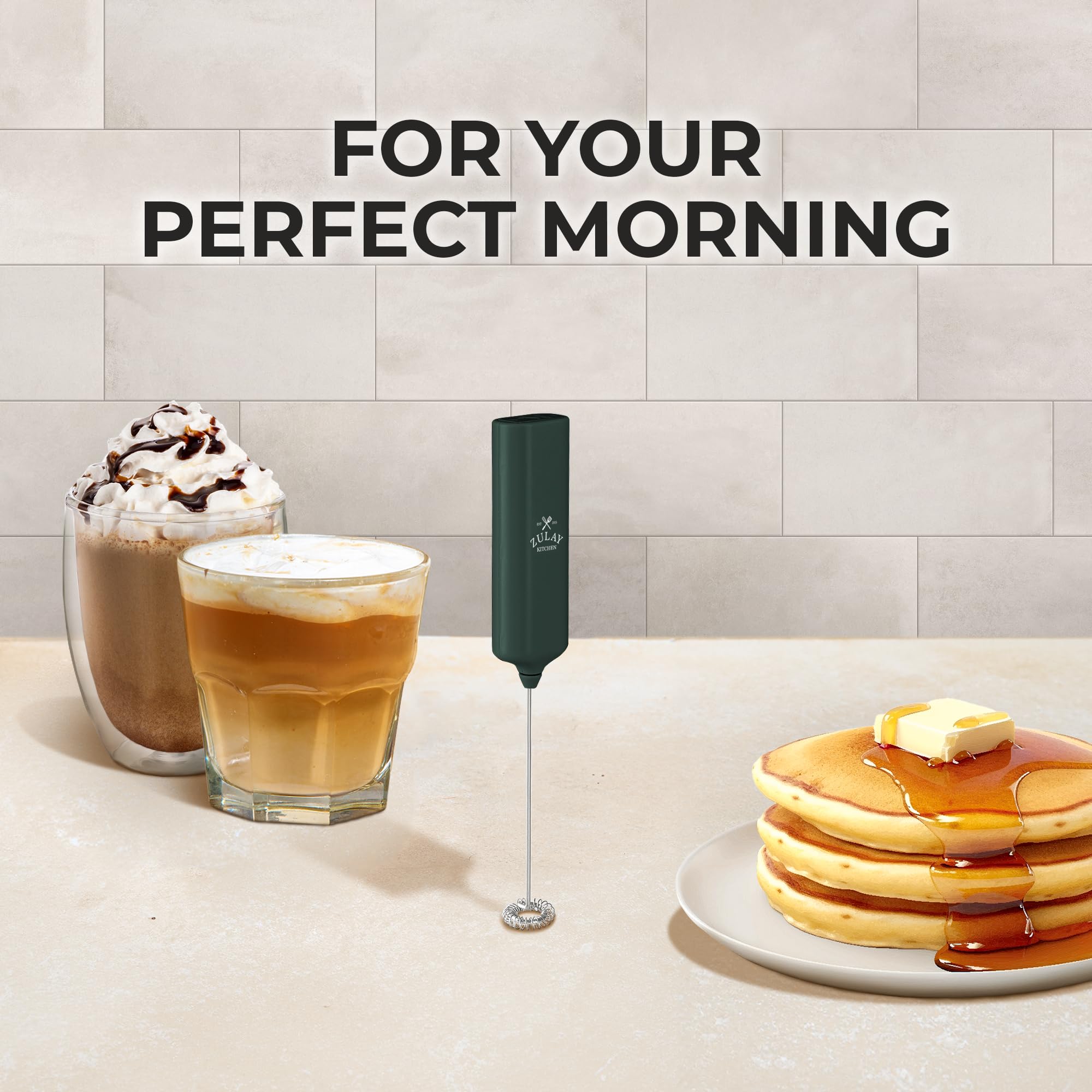 Amazon.com: Mini & Mighty Milk Frother Wand – Powerful Handheld