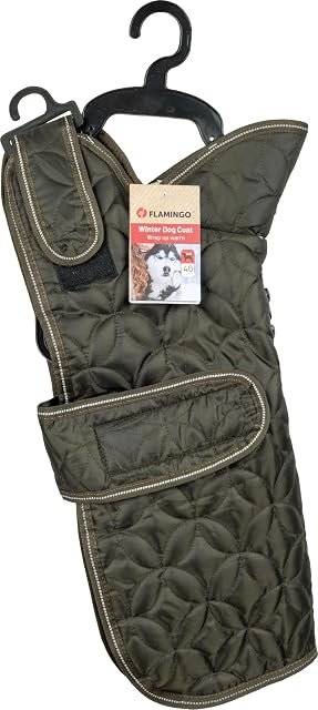 Foto 7 de 7 de Abrigo Perro - Flamingo Ushi - A:40cm B:42-45cm C:50-54,5cm - poliéster - Impermeable - Reflectante