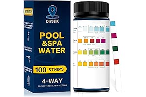 Pool Test Strips for Swimming Pool, 100 Swimming Pool Test Strips for...