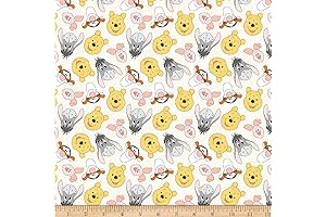 Disney Pooh Nursery Pooh And Friends Tossed Multi Fabric