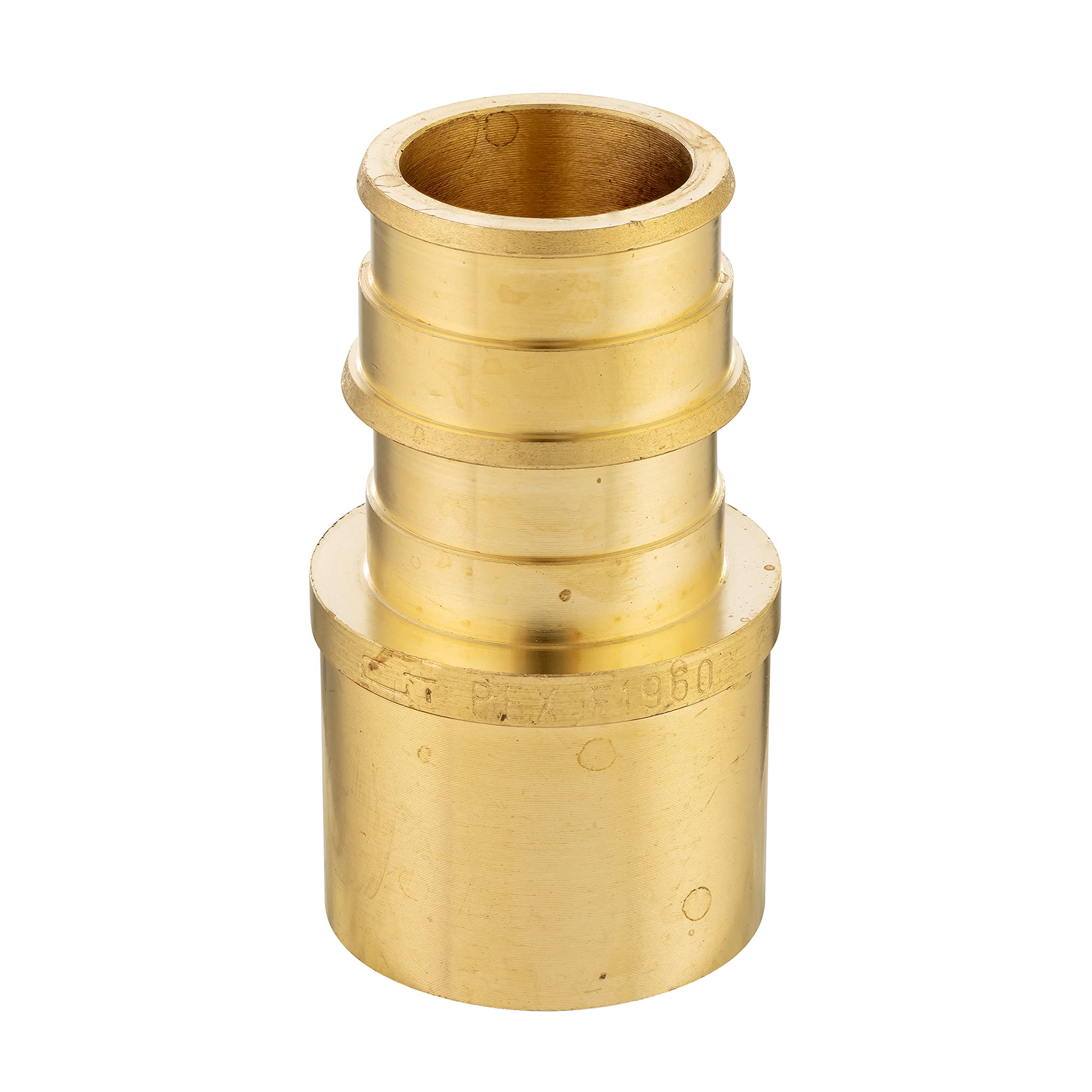 (5 sztuk) EFIELD Pex A pełny przepływ ekspansji mosiężna złączka 3/10.2 cm x 3/10.2 cm żeński adapter potu (nad miedzianą rurą), ASTM F1960