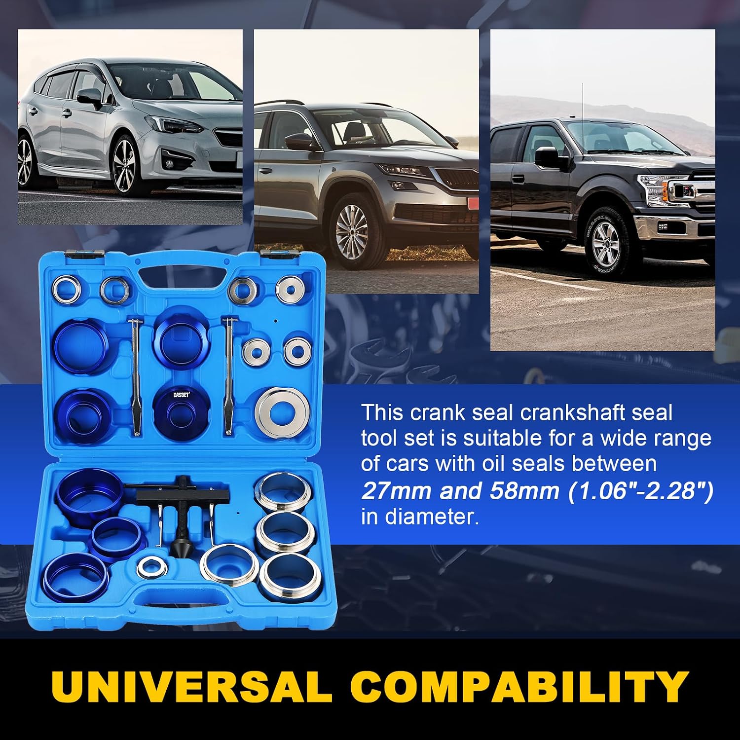 DASBET Crank Bearing Camshaft Seal Installer and Remover Set