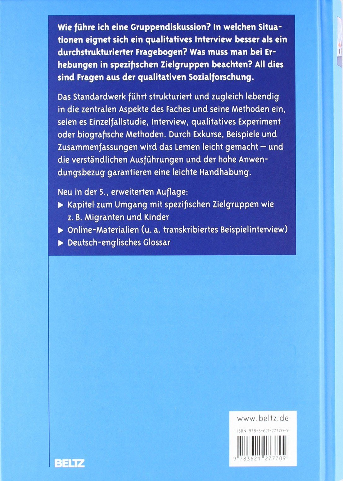 Qualitative Sozialforschung: Lehrbuch. Mit Online-Materialien