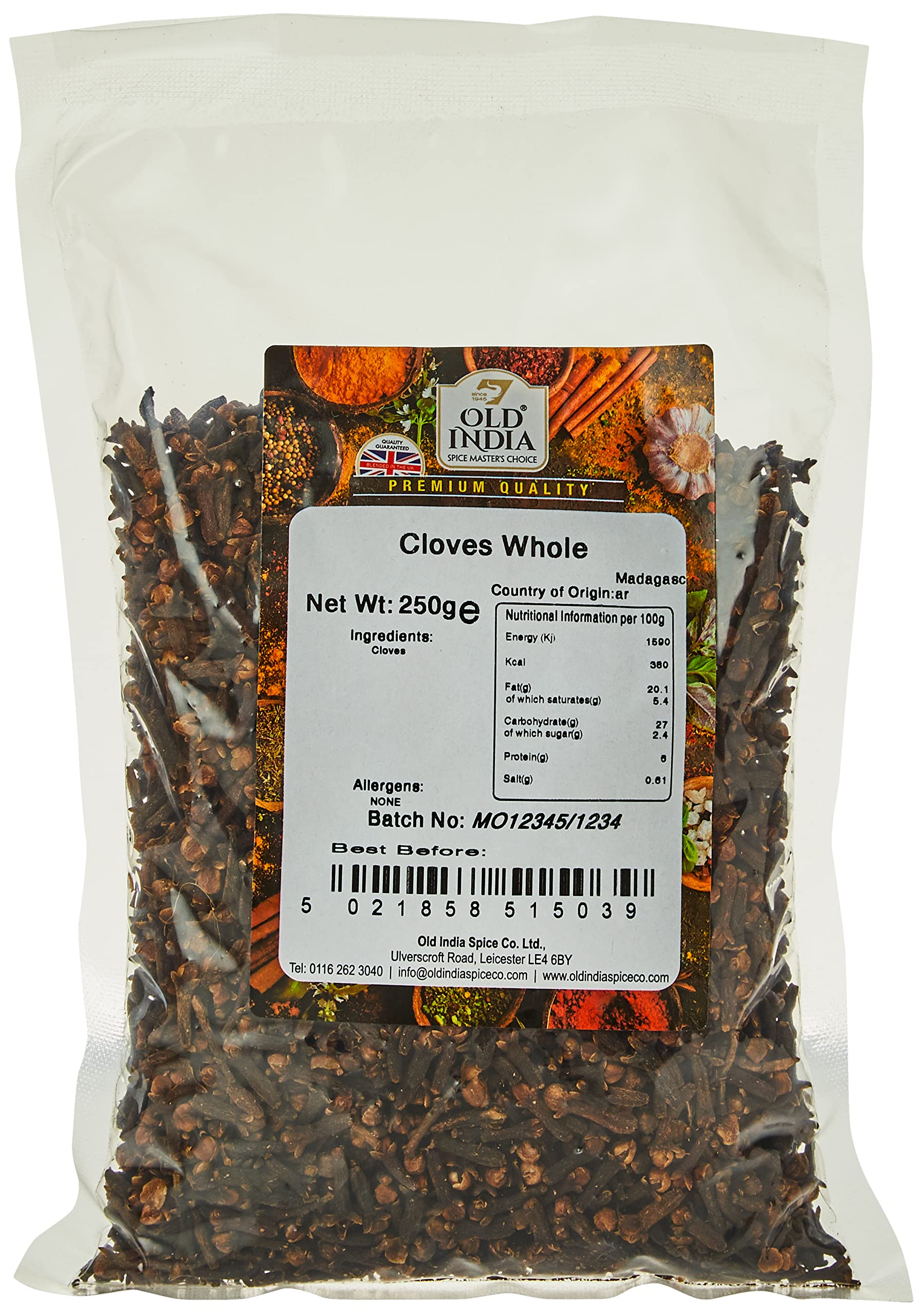 Old India Cloves Whole 250 g