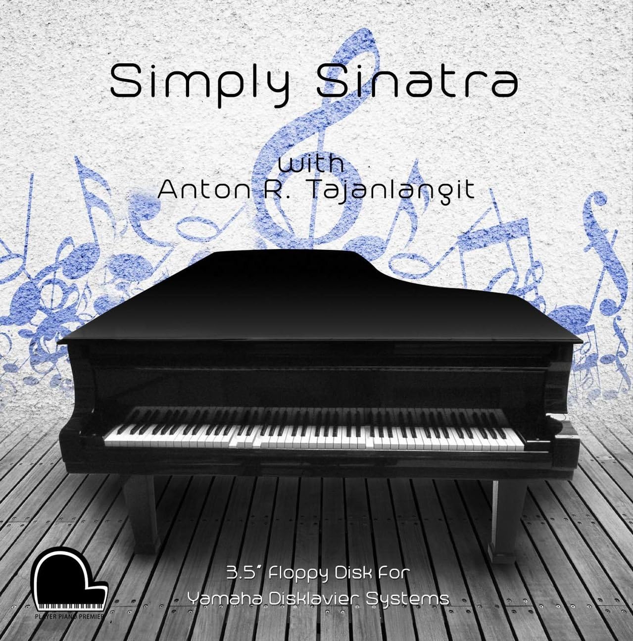 Music Compatible with Yamaha Disklavier Systems - Simply Sinatra on 3.5" DD 720k Square Floppy Disk