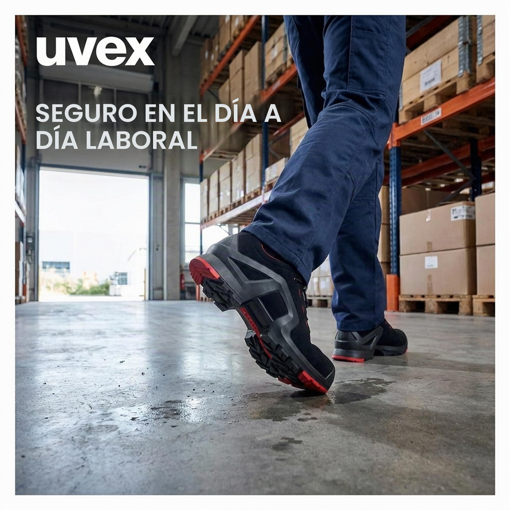 Uvex 1 Work Boots S1 - for Women & Men - W10 (Normal)