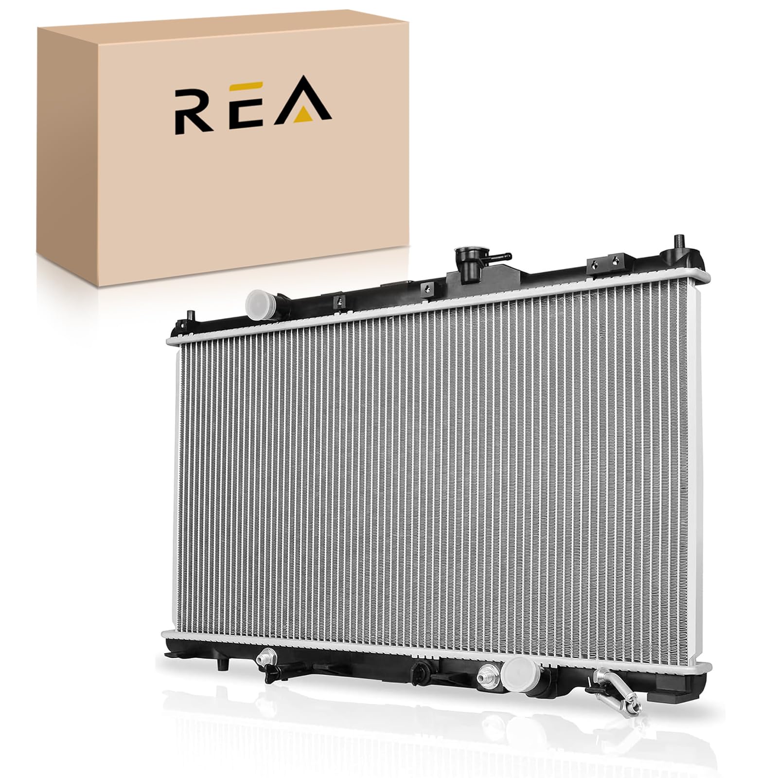 Engine Coolant Radiator Assembly Compatible with Honda CR-V 2.4L 2002-2006, Element 2.4L 2003-2006 Replace#19010PHM003, 19010PHM901, 19010PPAA01, 19010PPAA51, 19010PPLA01