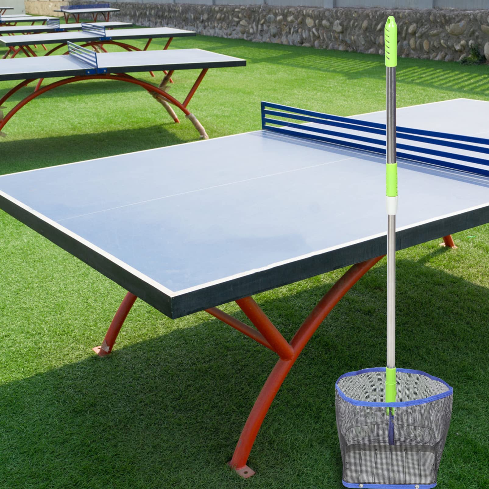 BESPORTBLE Pong Picker portátil Colector de Pelota de Tenis de Mesa Retriever Up Bolsa de Malla Equipo de Entrenamiento