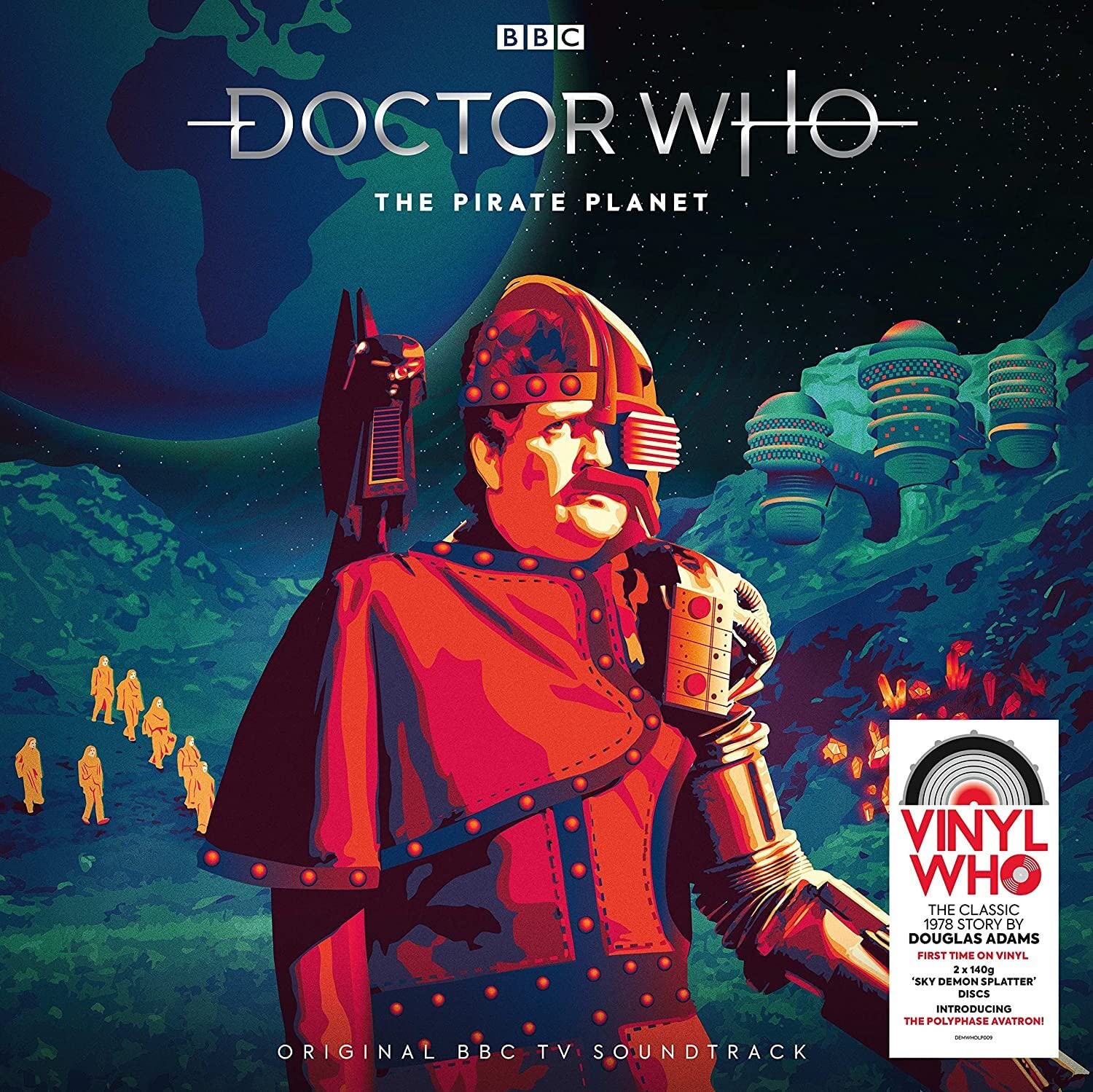 Doctor Who - The Pirate Planet (Sky Demon Splatter Vinyl) [VINYL]