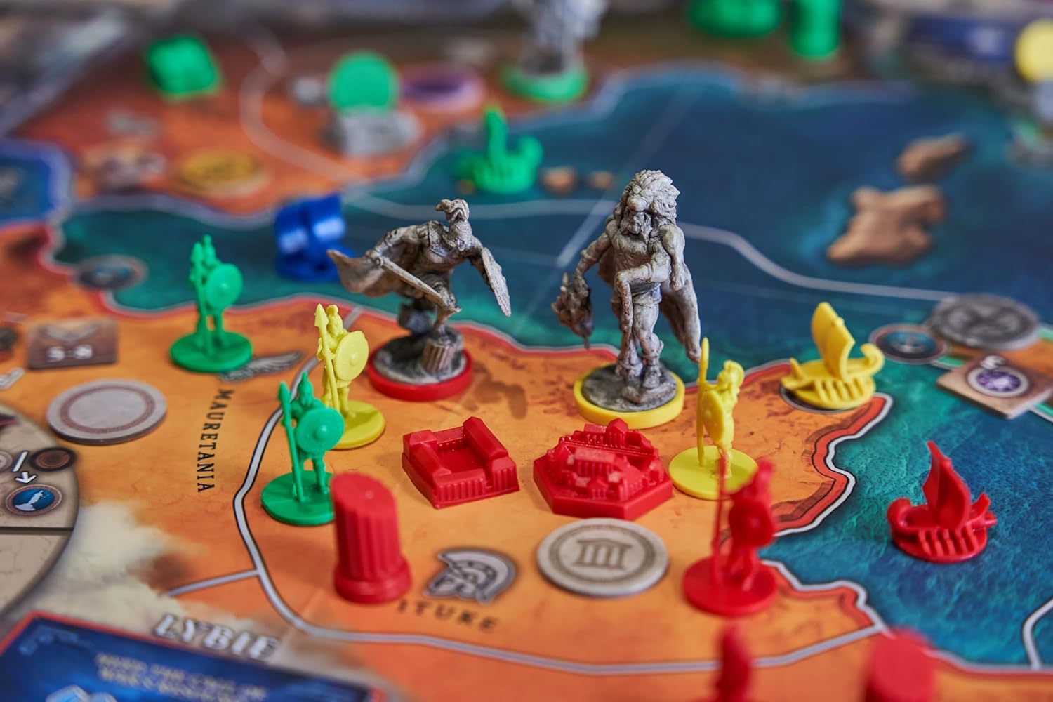 Pillars of Heracles – Ancient Greek Strategy Board Game of City-Building & Mythology by Grand Gamers Guild | 1–4 Players | 45–90 Min Playtime