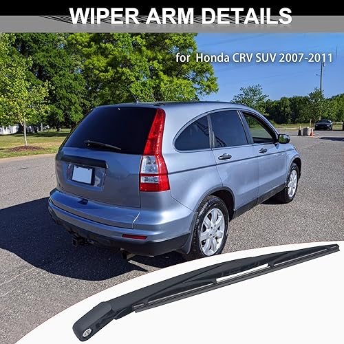 Miniatura 6 de Triumilynn Brazo de limpiaparabrisas trasero para Honda CRV CR-V 2007-2011# 76720SWA003, juego de limpiaparabrisas trasero