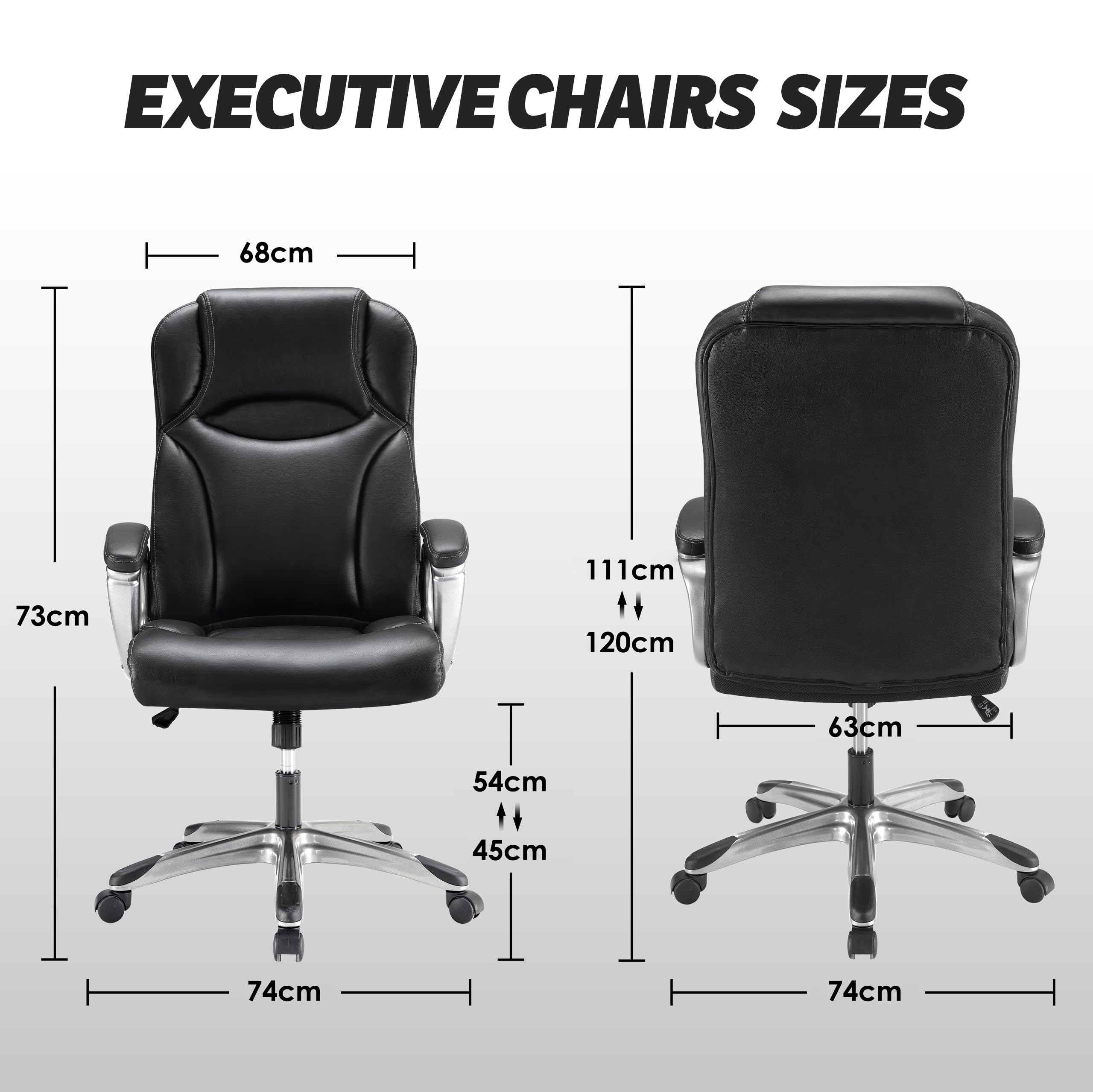 Farini Ergonomischer Stuhl Schreibtischstuhl Höhenverstellbar