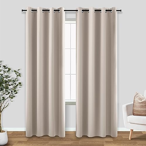Miniatura 113 de KOUFALL Cortinas opacas doradas de lujo para sala de estar, elegantes cortinas de 84 pulgadas de largo, cortinas Doradas para Sala Elegantes Oro