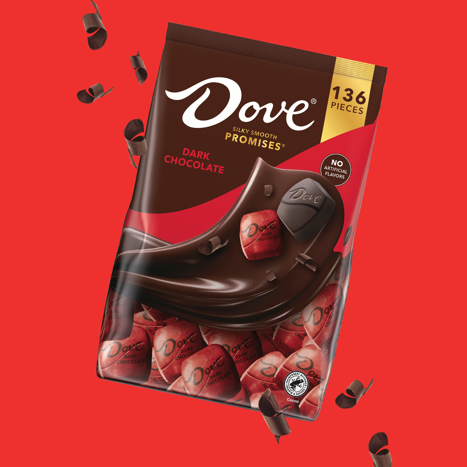 DOVE PROMISES Dark Chocolate Candy – 43.07 Oz, 150-Piece Bag, Individually Wrapped