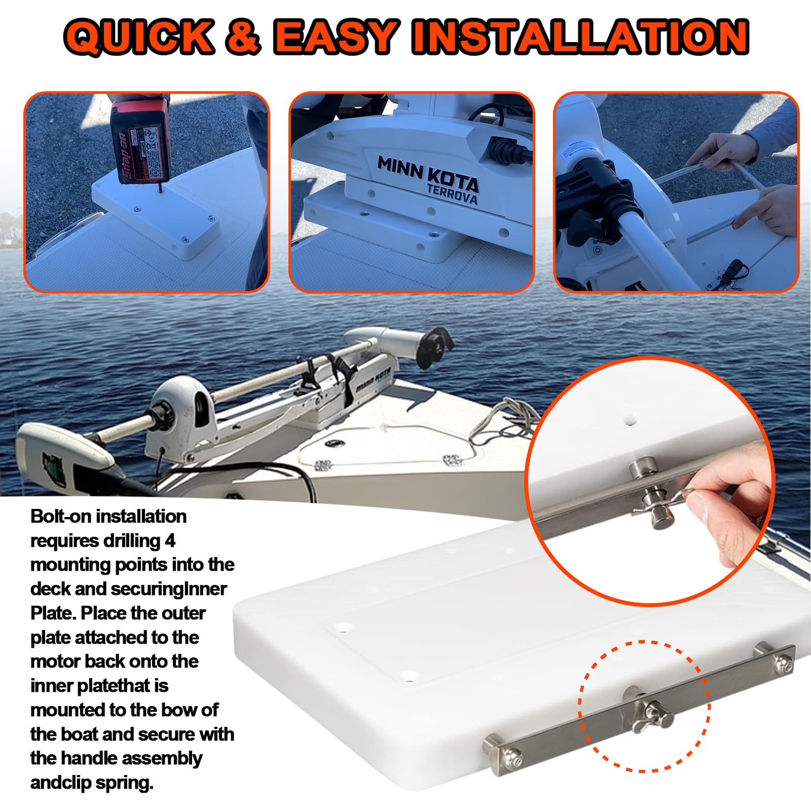 Amazon.co.jp: 1854054 RTA-54 Minn Kota用 クイックリリース