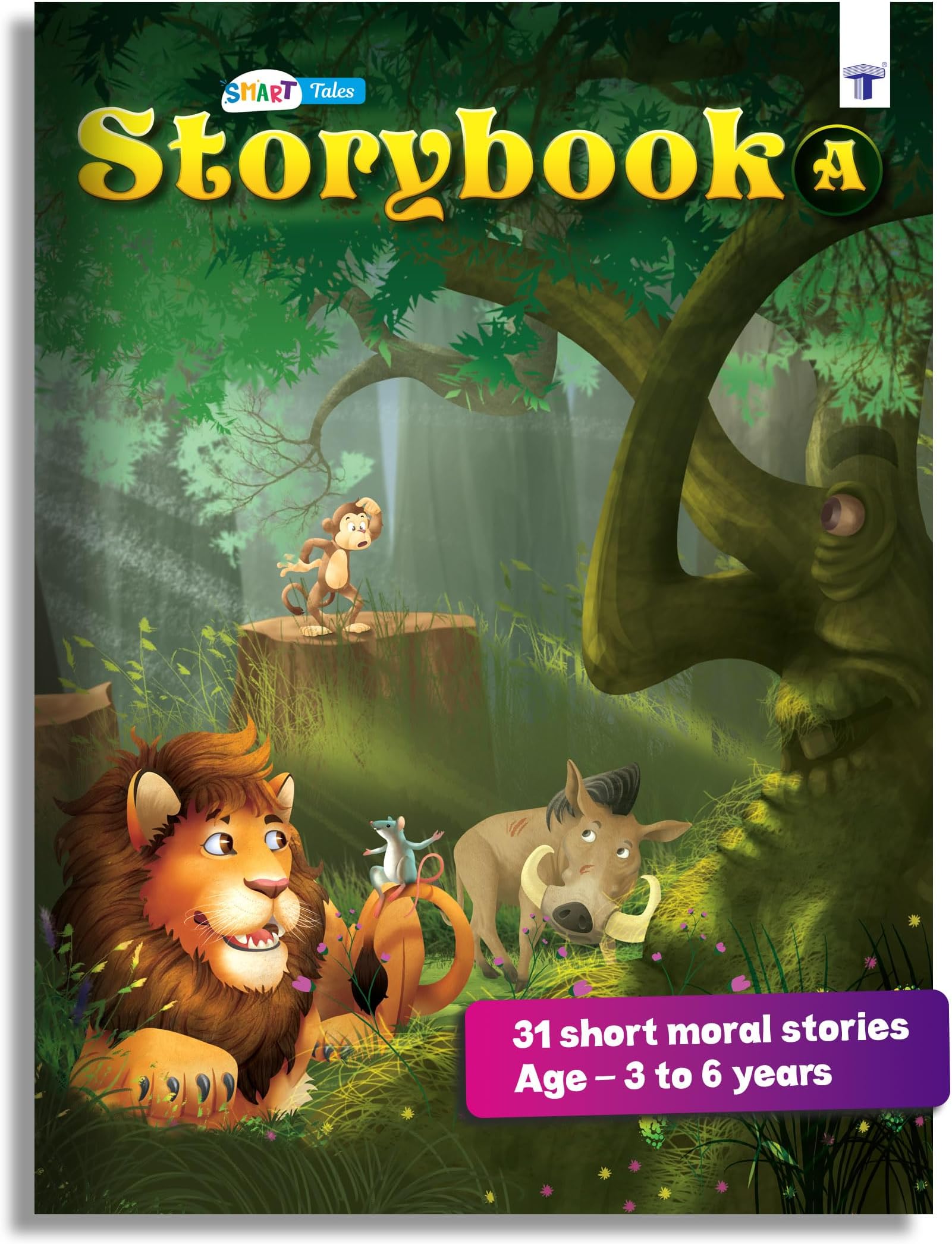 Blossom Moral Story Book for Kids Age 3+ Years in English | Illustrated 31 Classic Tale Stories with Colourful Pictures | Bedtime Story Book for Children | Short Stories for Infants, Toddlers | Book A