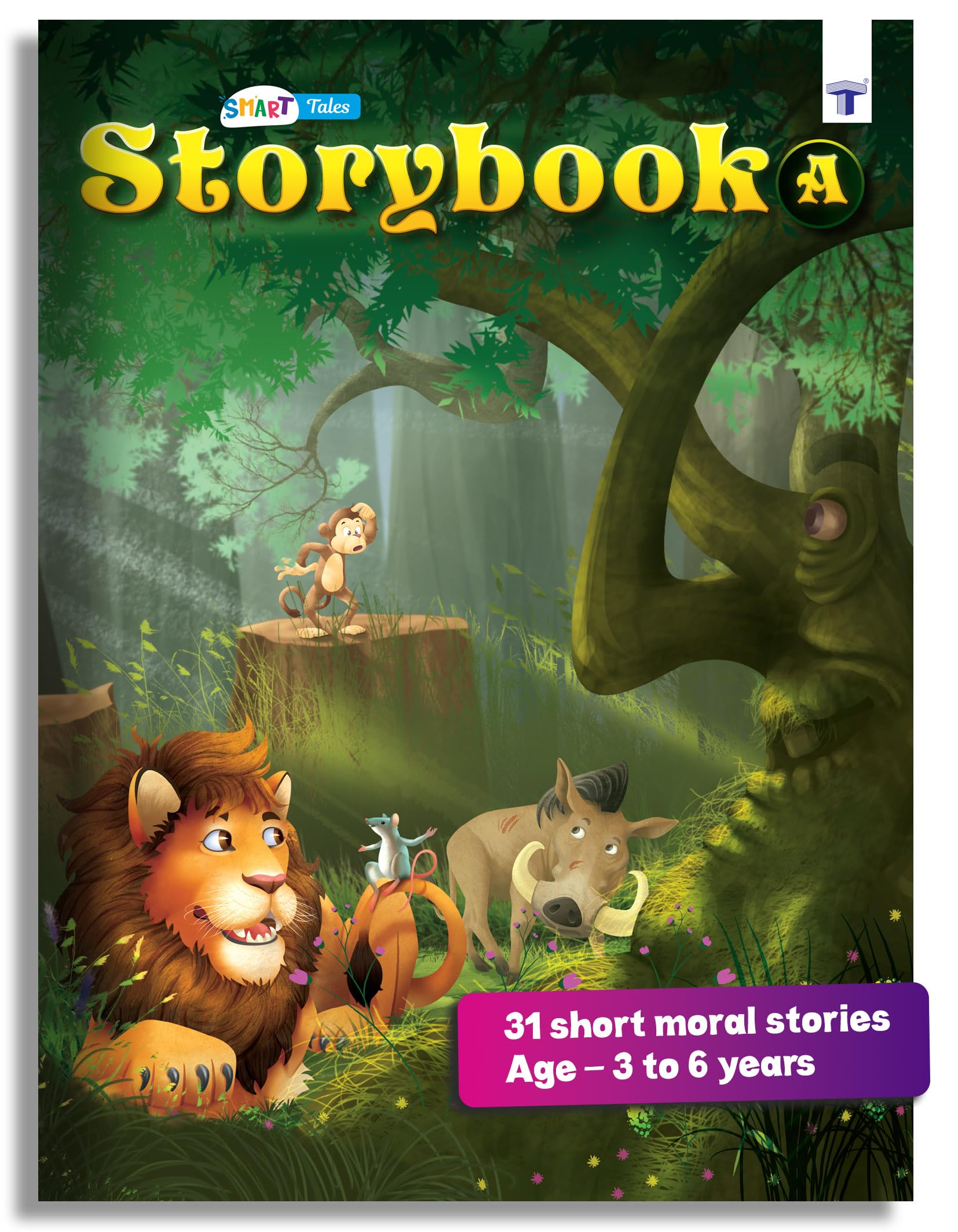 Blossom Moral Story Book for Kids Age 3+ Years in English | Illustrated 31 Classic Tale Stories with Colourful Pictures | Bedtime Story Book for Children | Short Stories for Infants, Toddlers | Book A