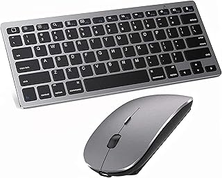 Sleekview Bluetooth Keyboard and Mouse for iPad, PC, Android, iPhone,ipad Wireless Keyboard and Mouse Combo Compatible with ipad pro/ipad Mini/ipad Air (iPadOS 13 / iOS 13 and Above) Windows 11
