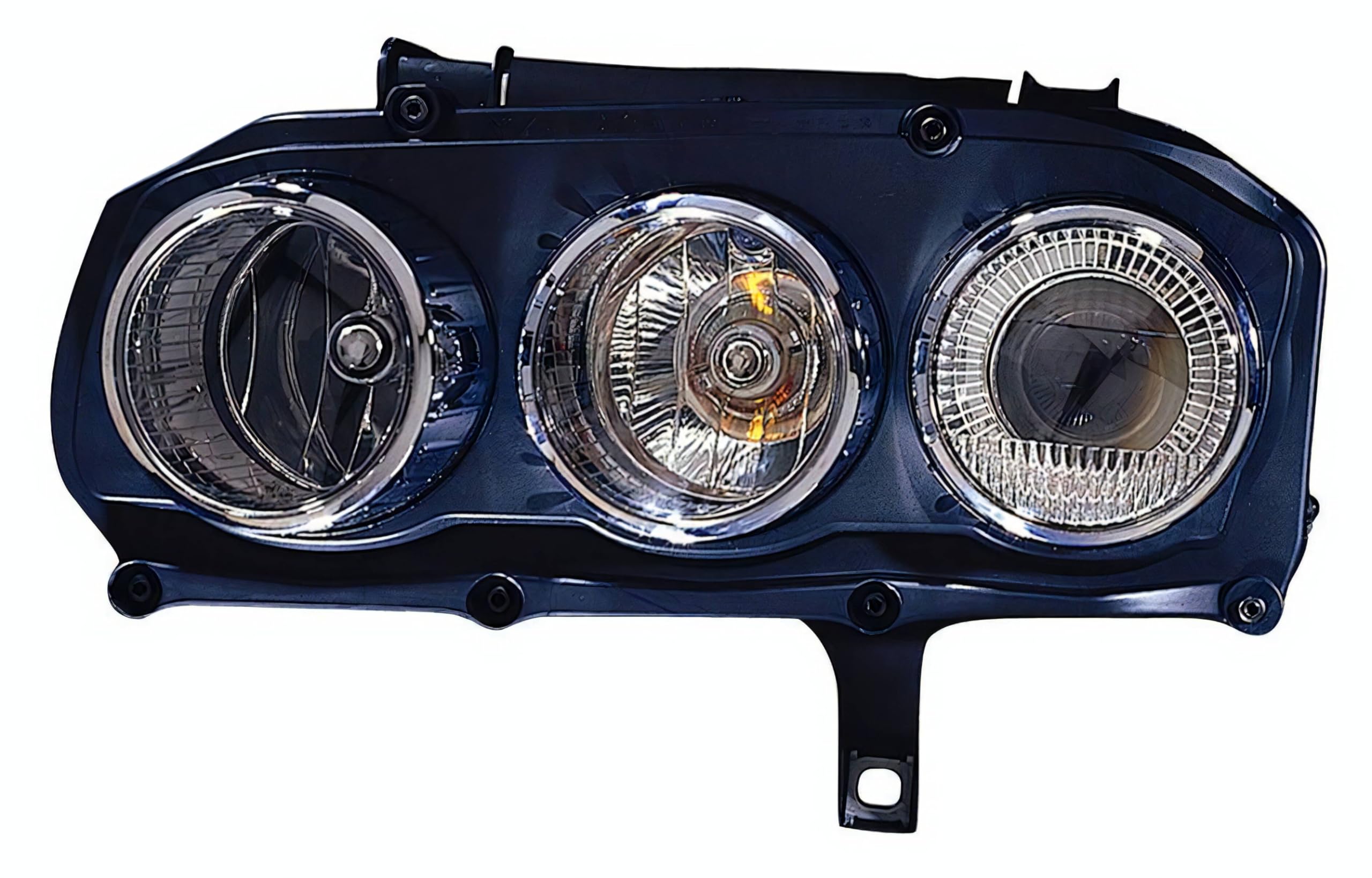 Fanale realizzato per Alfa Romeo 159 2005 lato conducente H7-H7 alogeno con Motore elettrico +indicatore direzione 60682089