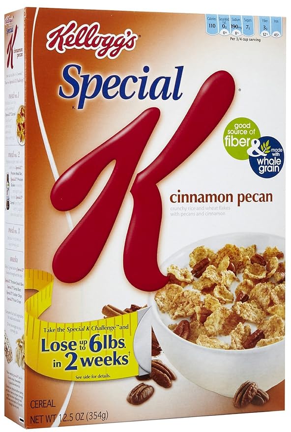 Kellogg's Special K Cinnamon Pecan Cereal, 12.5 oz Cold