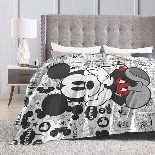 Miniatura 4 de Linda manta de dibujos animados de anime, manta de franela de forro polar, súper suave, acogedora y cálida ropa de cama de felpa para sofá, sala de