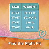 Vista 10 de Pampers Easy Ups and Baby Wipes - Ropa interior desechable para entrenamiento para ir al baño para niñas y niños, talla 7 (5T-6T), 84