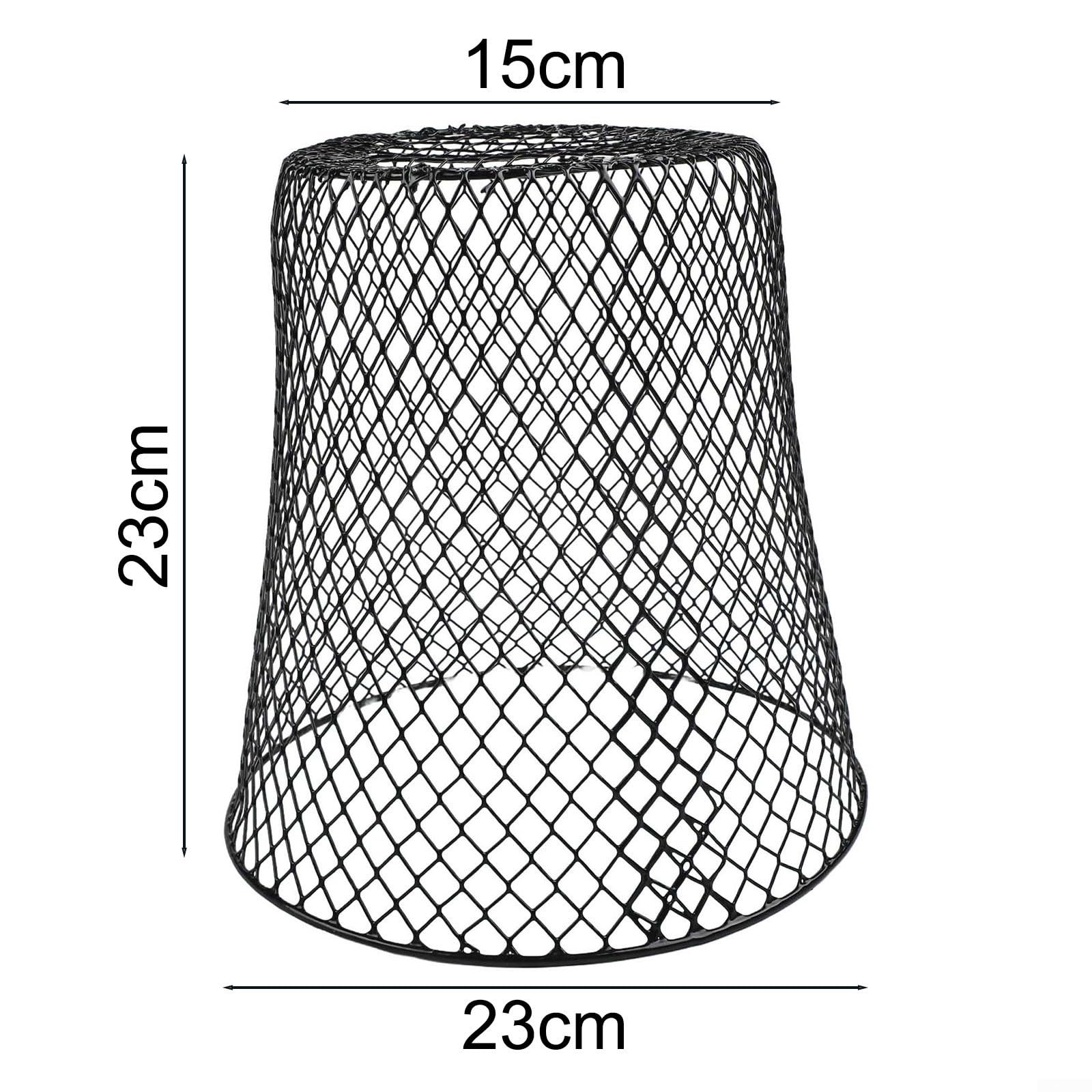 Griglia per piante sicura per gatti in ferro 23 x 23 cm giardino (5 pezzi)