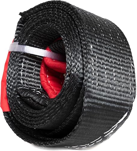 HiGear - Correa de recuperación Alfa Wheels para cabrestante de 3 x 10 pies, correa de remolque todoterreno para automóvil, camión, resistente,