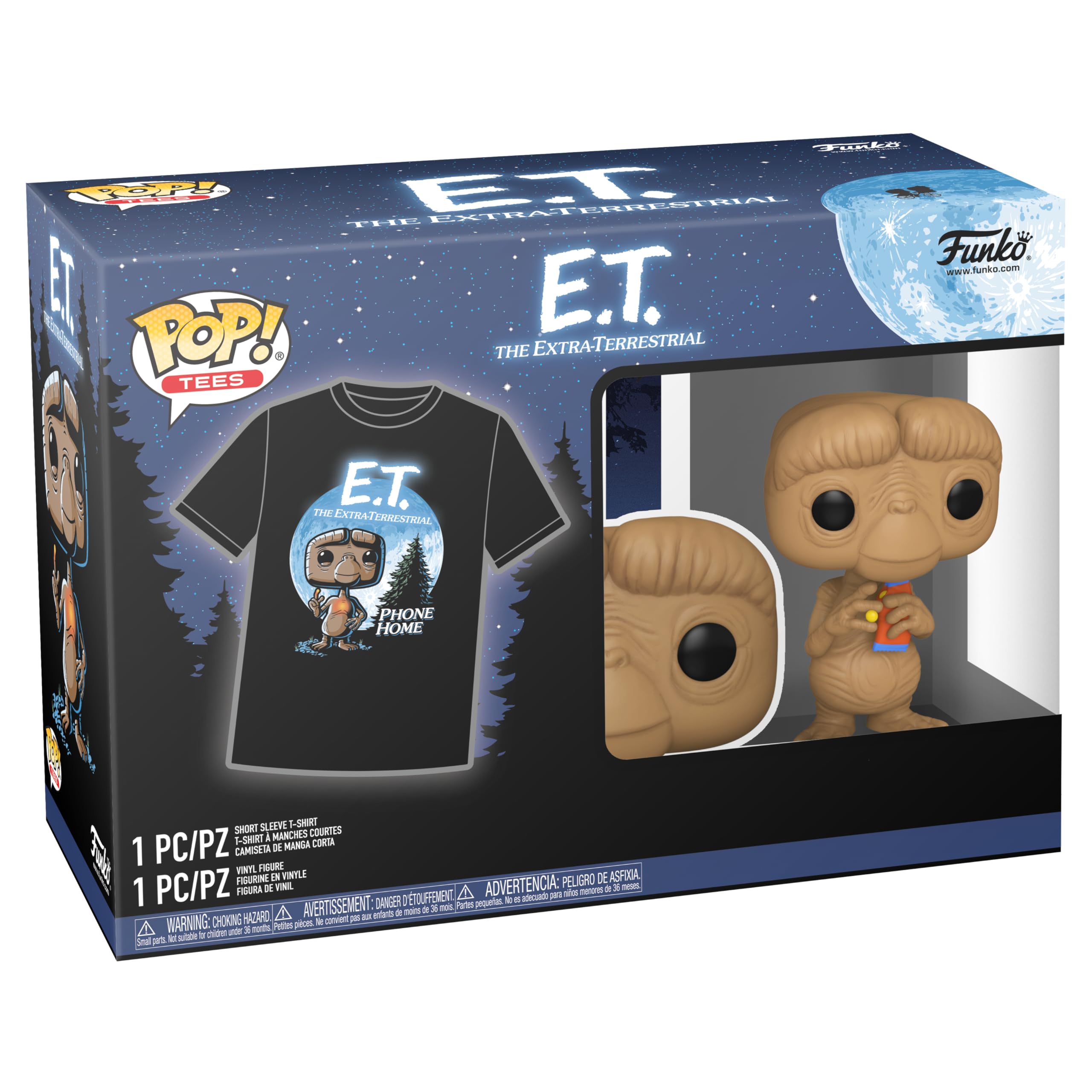 希少【新品未使用】Funko POP!&Tee E.T. Tシャツ＆フィギュア Amazon.com: Funko POP! & Tee: E.T.- E.T. with Reeses - Extra Large