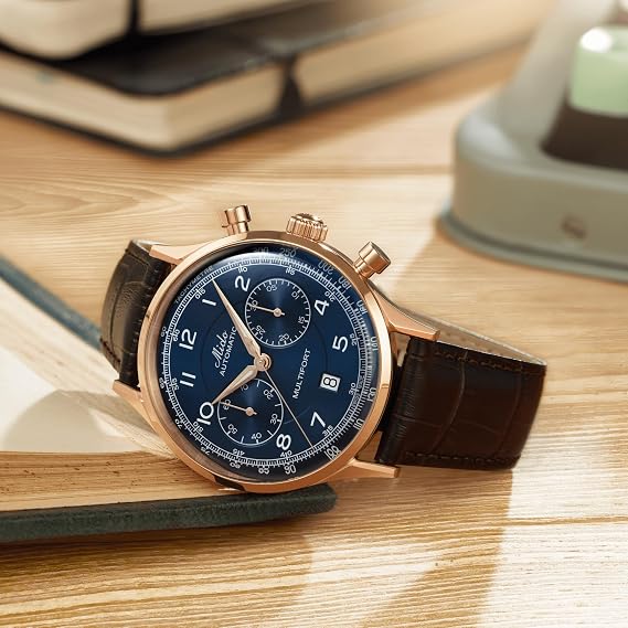 MIDO Multifort Patrimony Chronograph - Swiss Automatic Watch for Men - 42mm Case