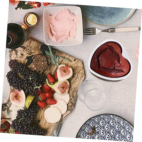 Miniatura 8 de Abaodam Molde para pastel de queso de 6 pulgadas, molde de pastel de corazón, capacillos para cupcakes, moldes para hornear panes de 6 pulgadas,