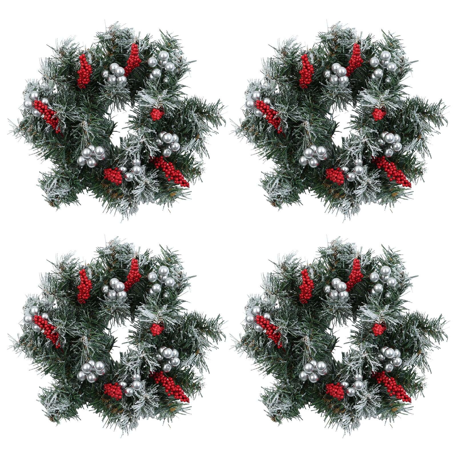 Tsophreniq Artificial Berries Wreath Candlestick Garlands Flowers Garlands for Candlestick Wedding Party Christams Table Rings Multifunctional Use