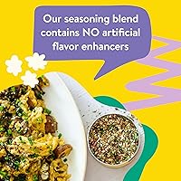 Vista 6 de Just Spices Aderezo para Huevos, 1.94 OZ Aderezo para desayuno y huevos con sésamo blanco, chile, tomate rallado, sal marina y más