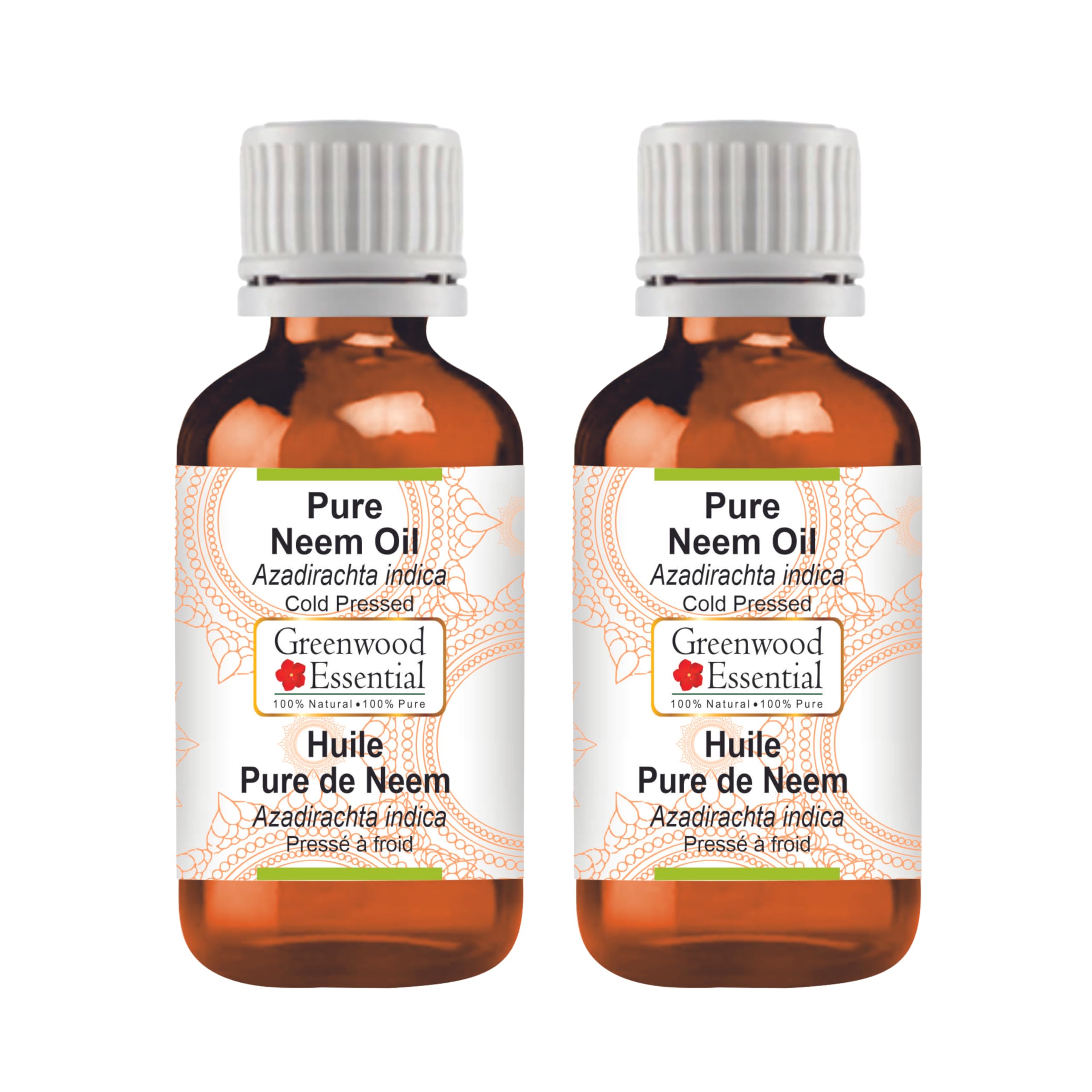 Greenwood Essential Pure Neem Oil (Azadirachta indica) Cold Pressed (Pack of Two) 100ml X 2 (B0855SRNHH) Amazon Price History, Amazon Price Tracker
