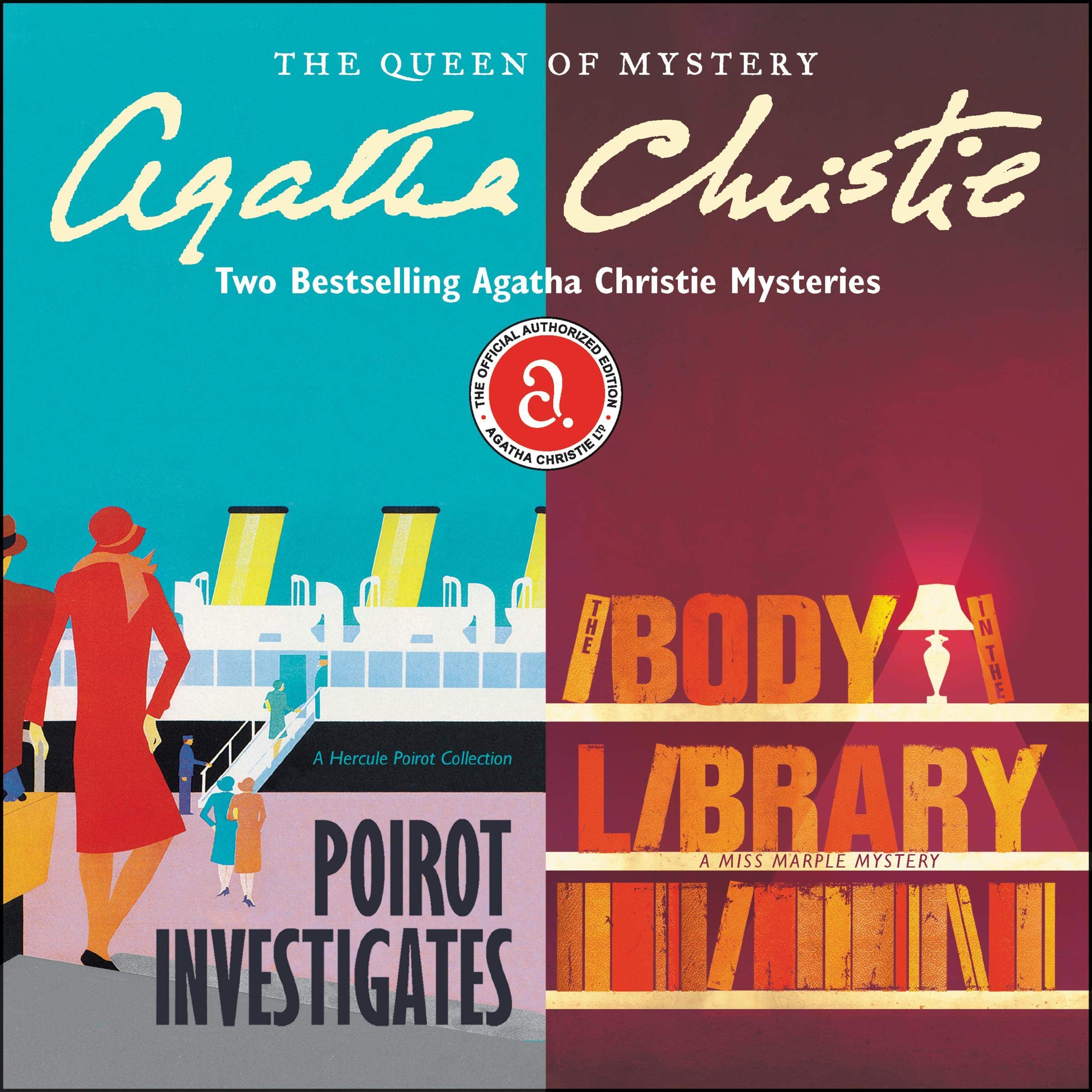 Cover art for Poirot Investigates & The Body in the Library